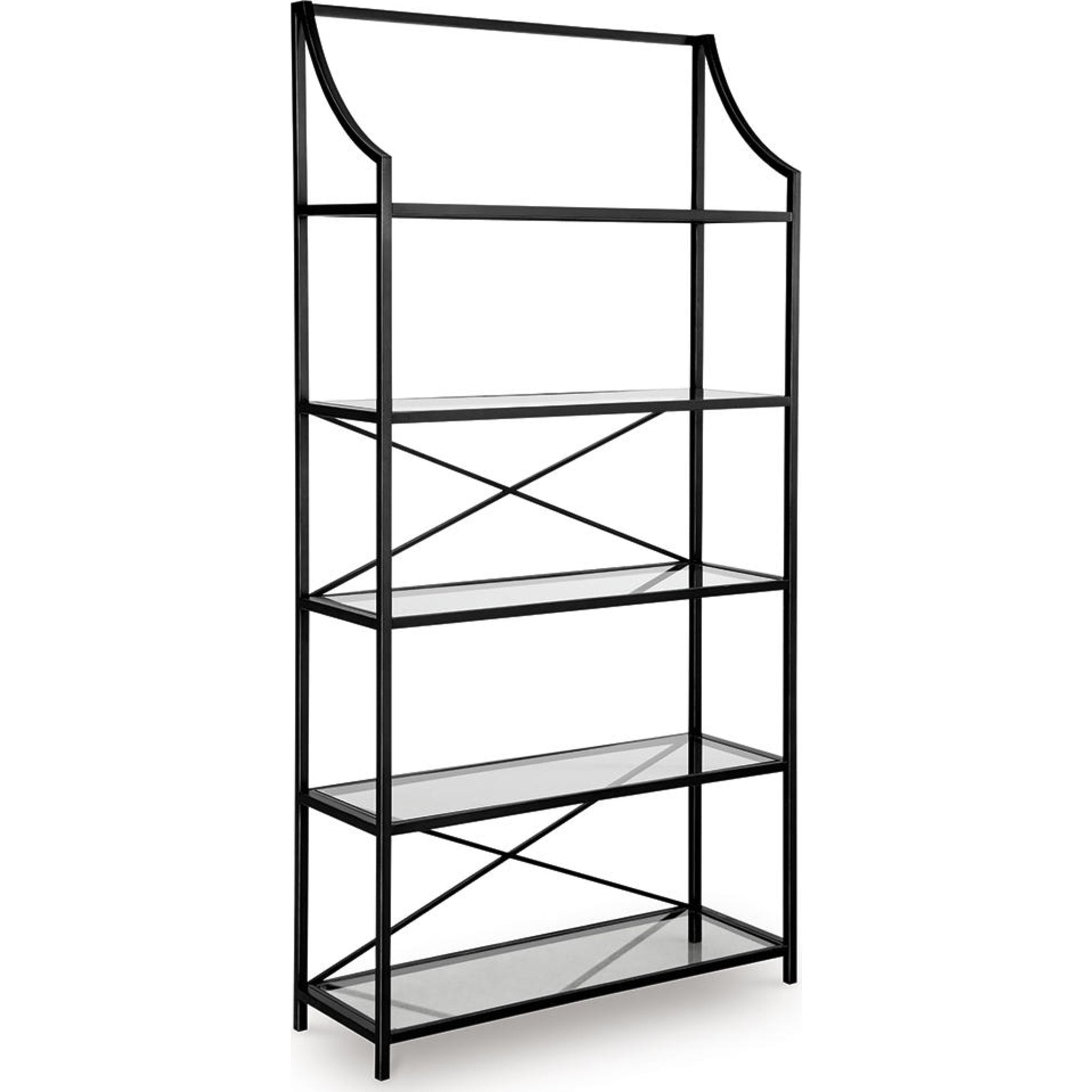 Dakerwell Bookcase - Antique Black