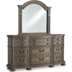 Ardenfield Dresser and Mirror - Light Brown