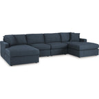 Modmax 4 Piece Modular Sectional with Double Chaise