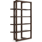 Breckington Bookcase - Dark Brown