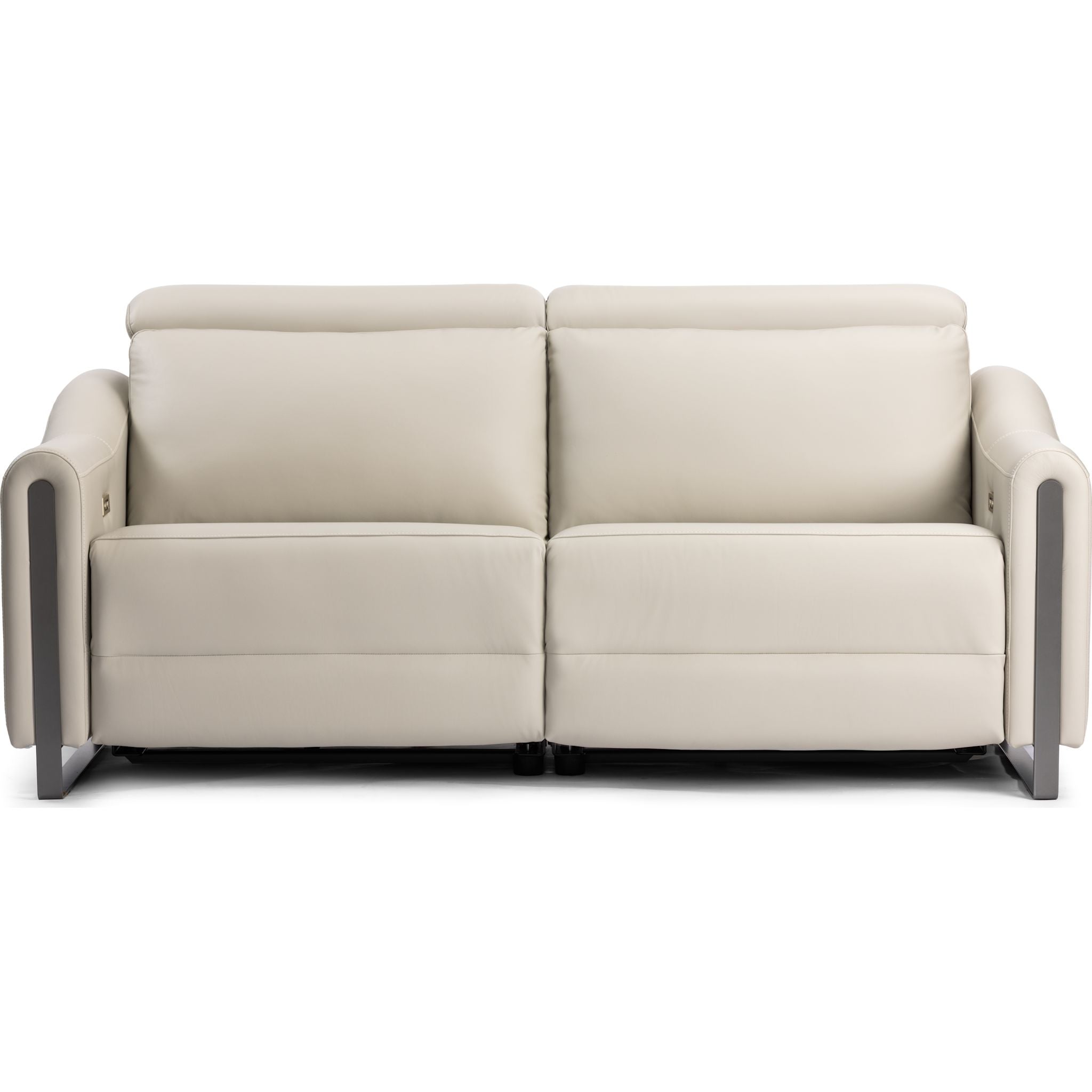 Reverie Power Reclining Sofa With Power Headrest - Vacchetta Grey