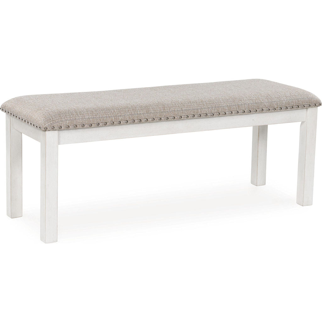 Robbinsdale Dining Bench - Antique White - (D642-00)