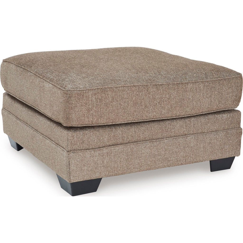 Cannonbrook Oversized Accent Ottoman - Nutmeg