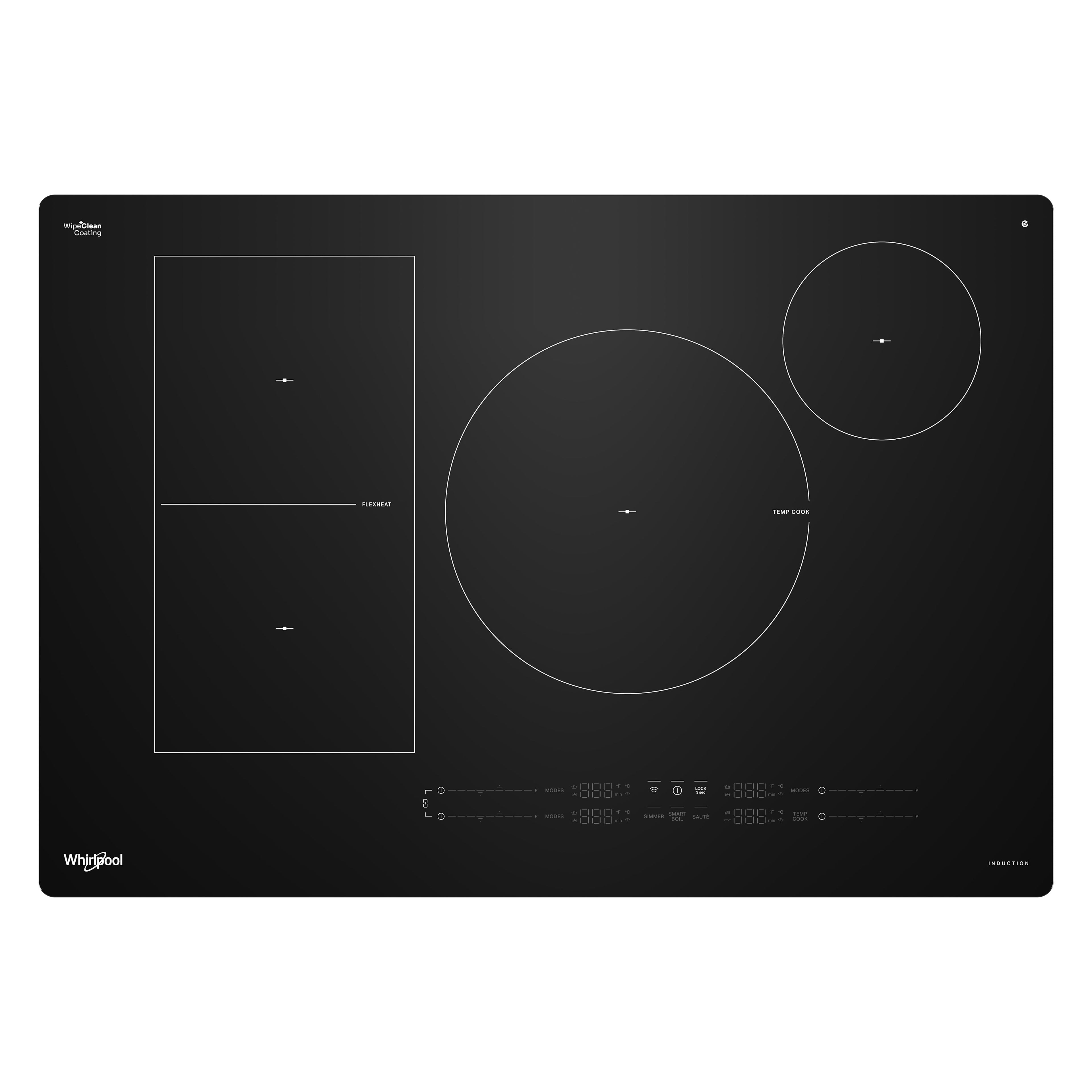 Whirlpool 30 Cooktop (WCIT7530SB) - Black