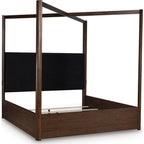 Dilenno Canopy Bed - Dark Brown