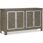 Krystanza Dining Server - Weathered Gray - (D766-60)