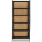Abyard Bookcase - Black/Natural
