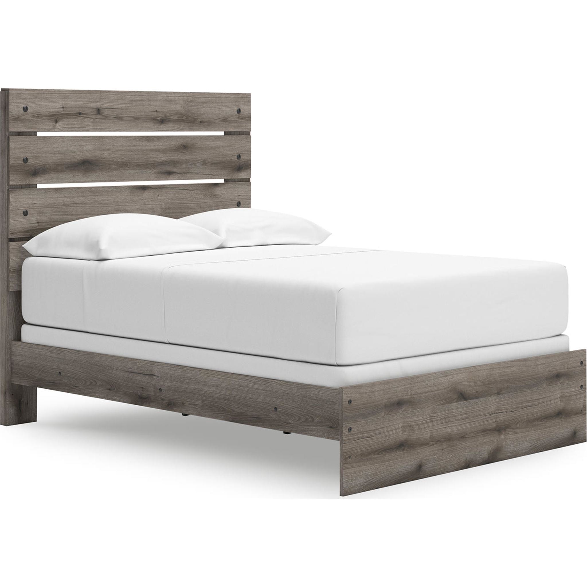Graystorm Full Panel Bed - Brown Gray