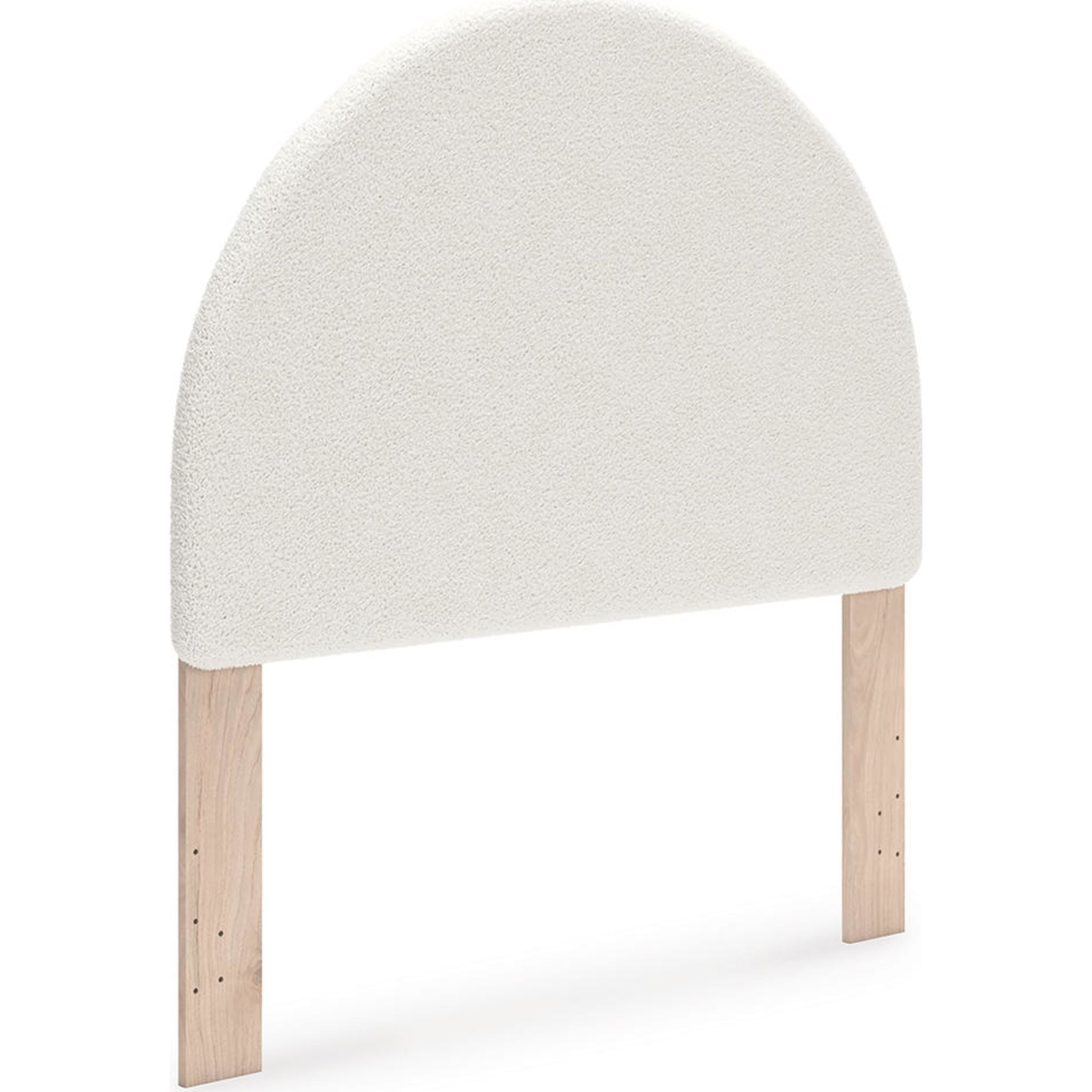 Arloster Upholstered Headboard - White/Tan