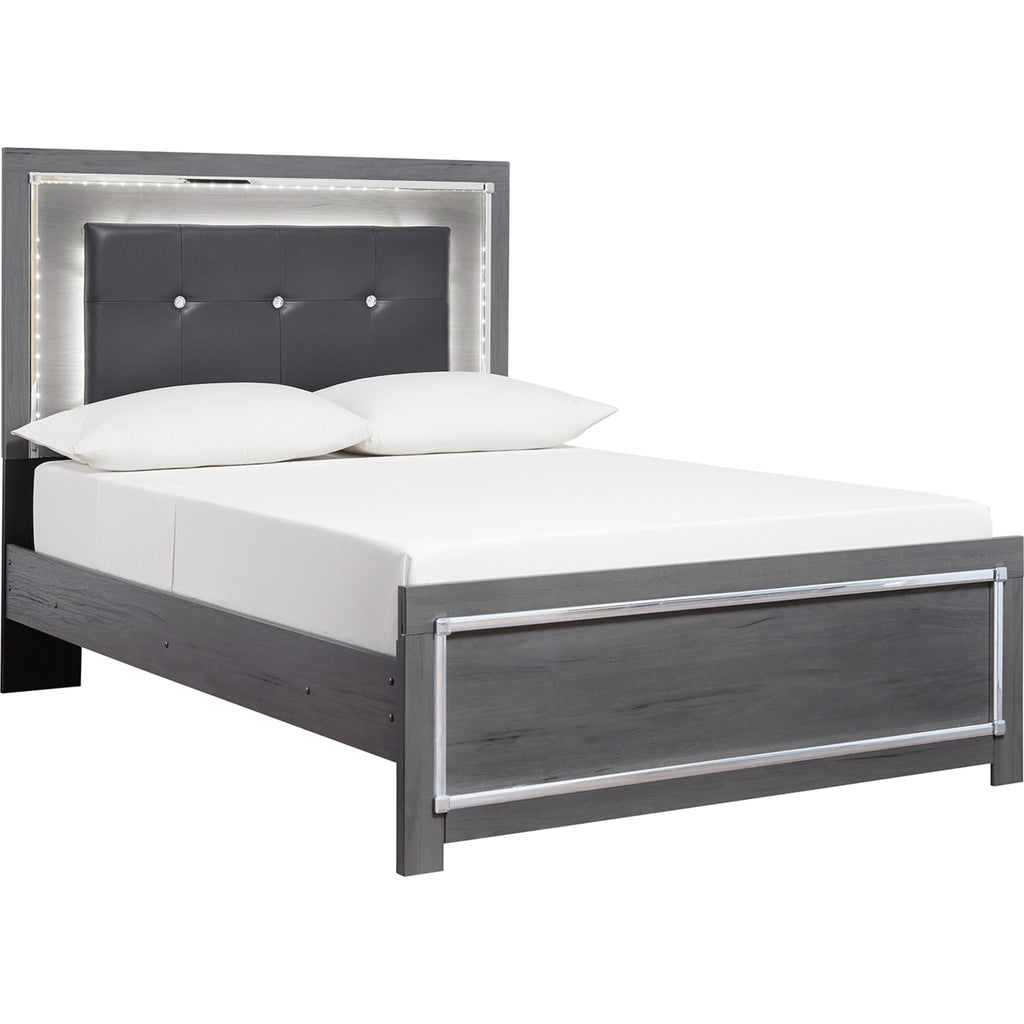 Lodanna Full Panel Bed - Gray