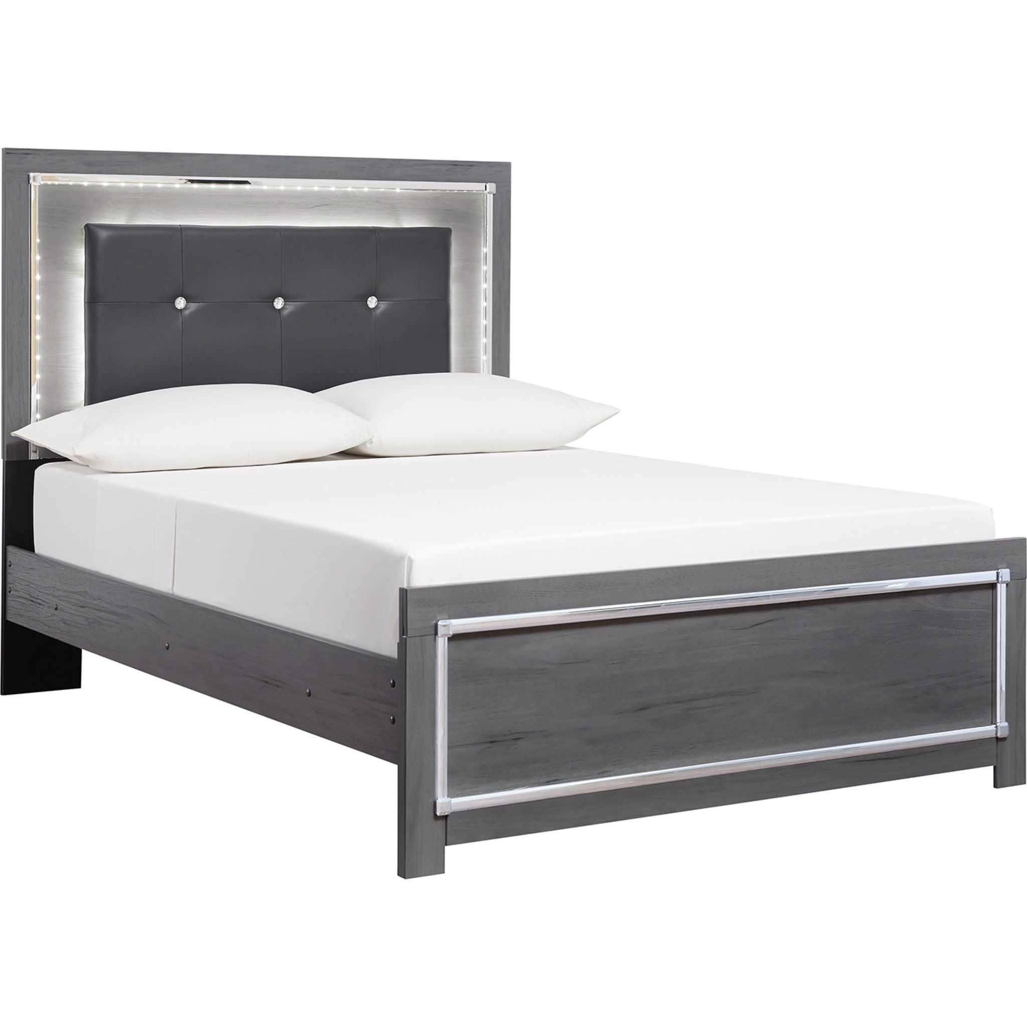 Lodanna Full Panel Bed - Gray
