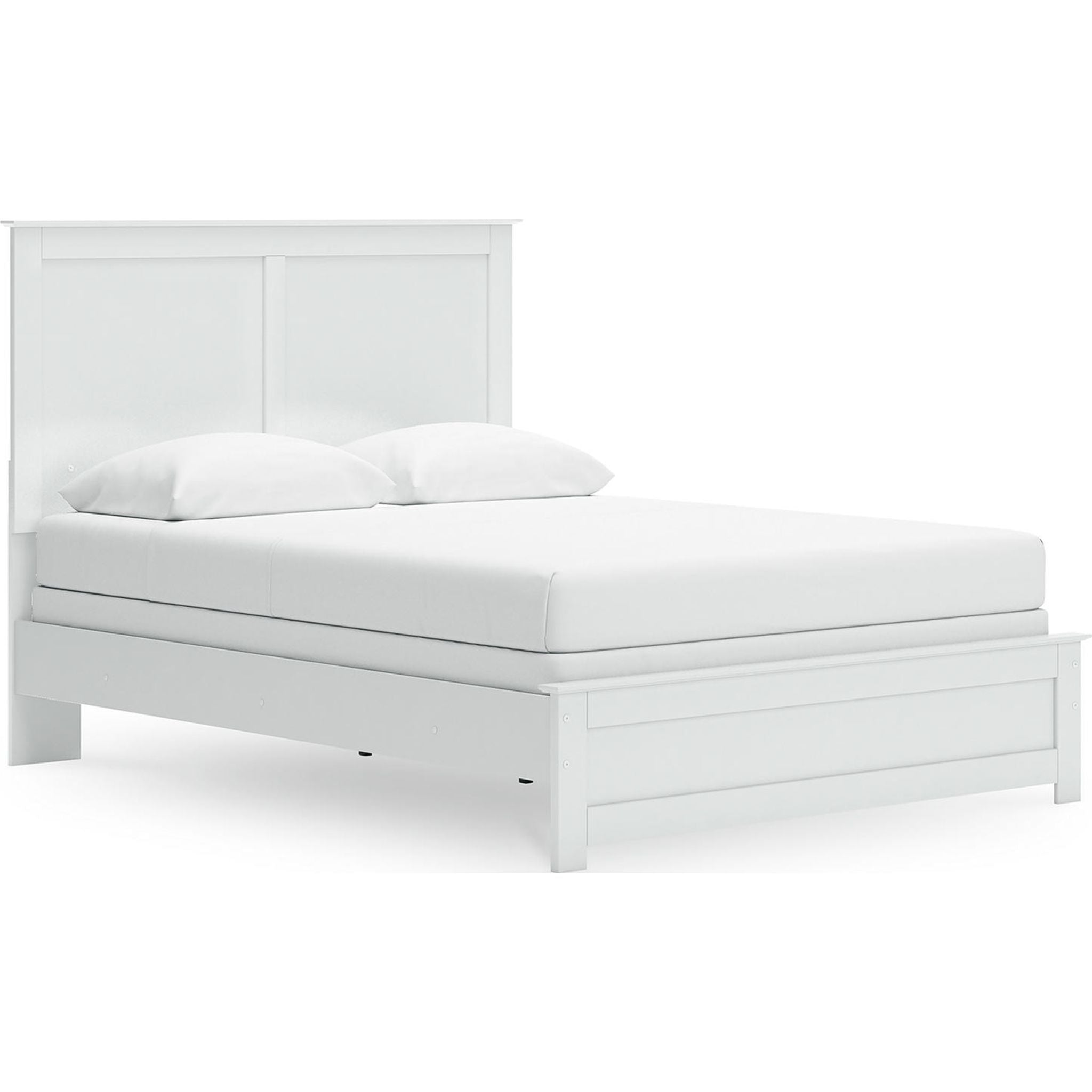 Bostwick Shoals Panel Bed - White