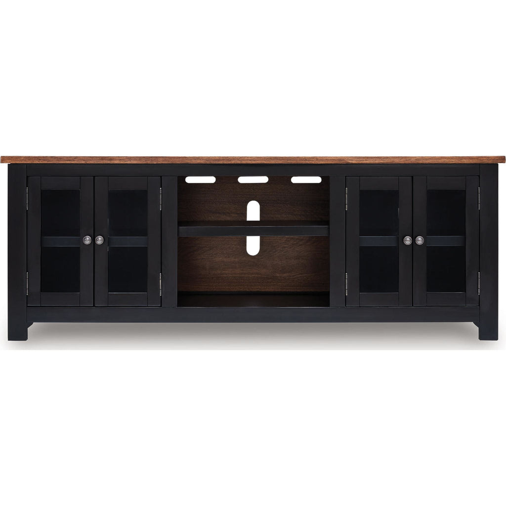 Wildenauer TV Stand - Brown/Black