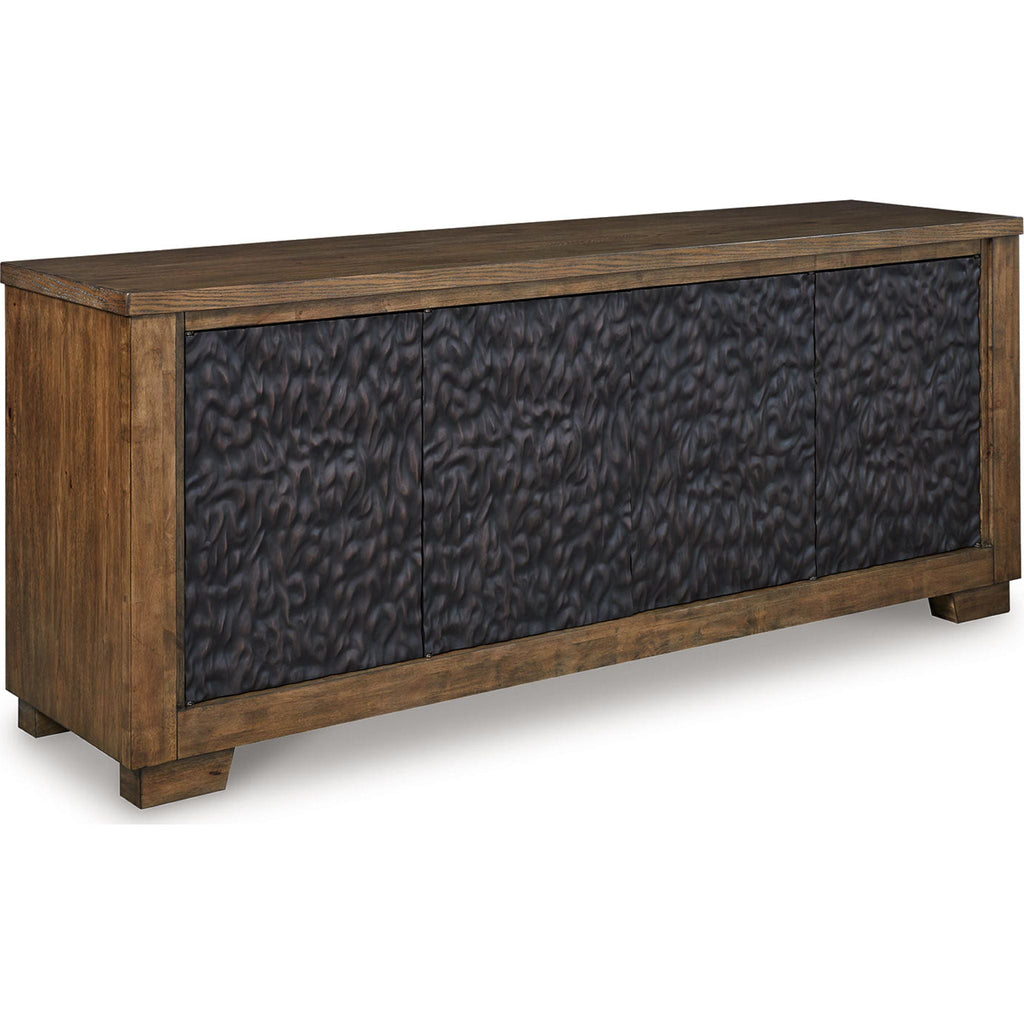 Rosswain TV Stand - Warm Brown