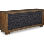 Rosswain TV Stand - Warm Brown