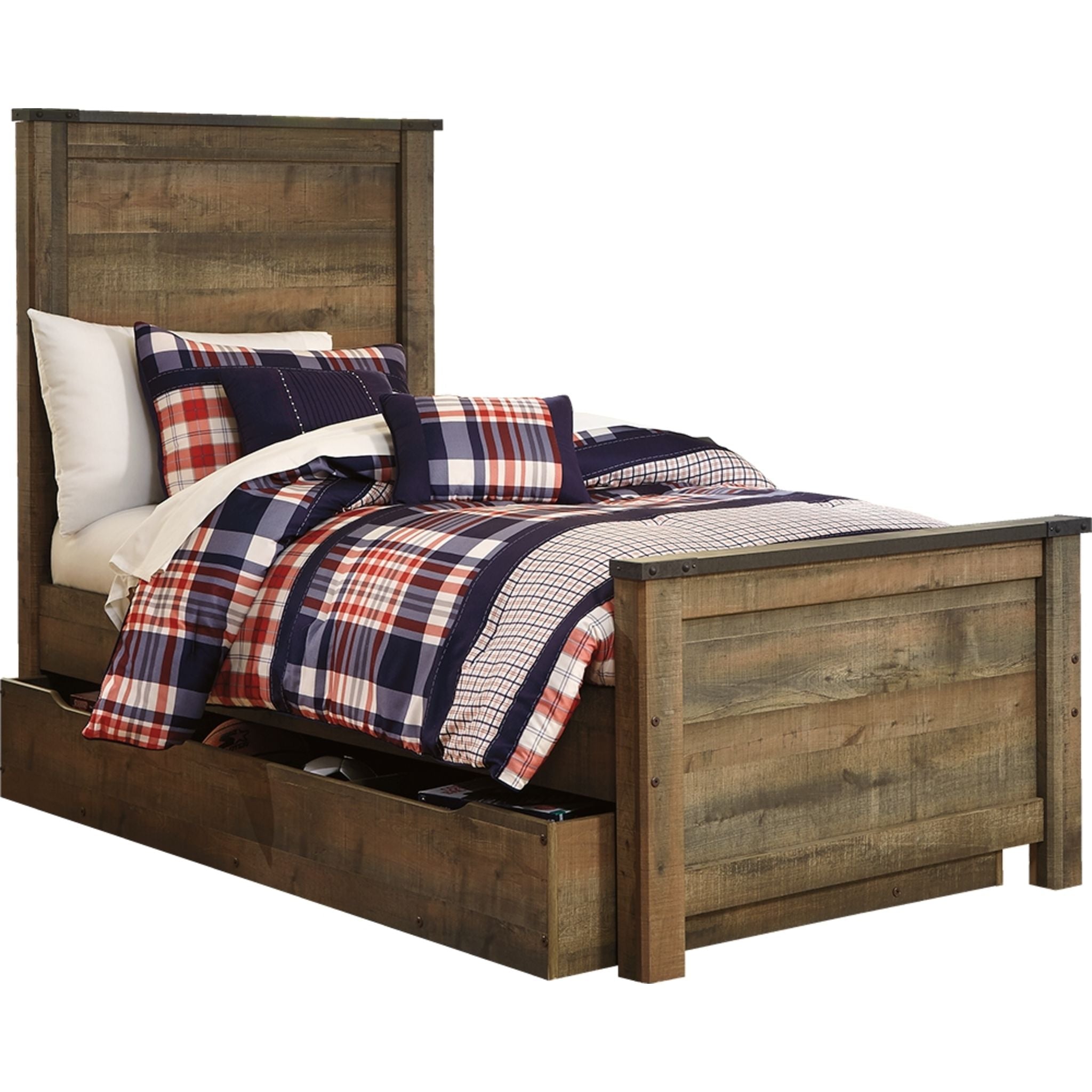 Trinell Twin Bed - Brown