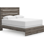 Graystorm Queen Panel Bed - Brown Gray