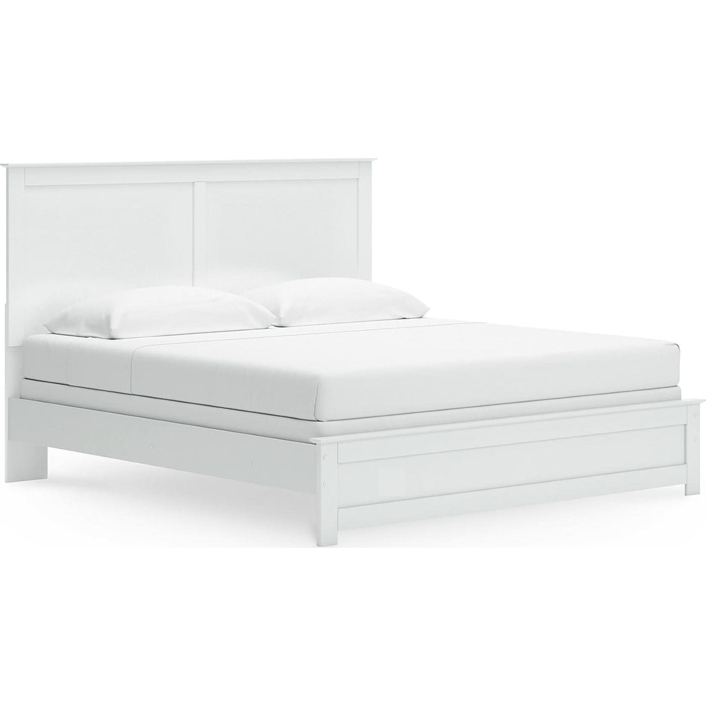 Bostwick Shoals Panel Bed - White