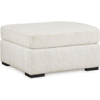 Chessington Oversized Accent Ottoman - Ivory