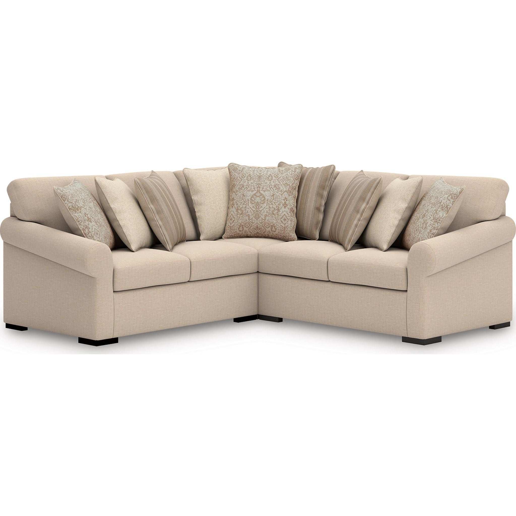 LadyMae 3 Piece Sectional - Twill