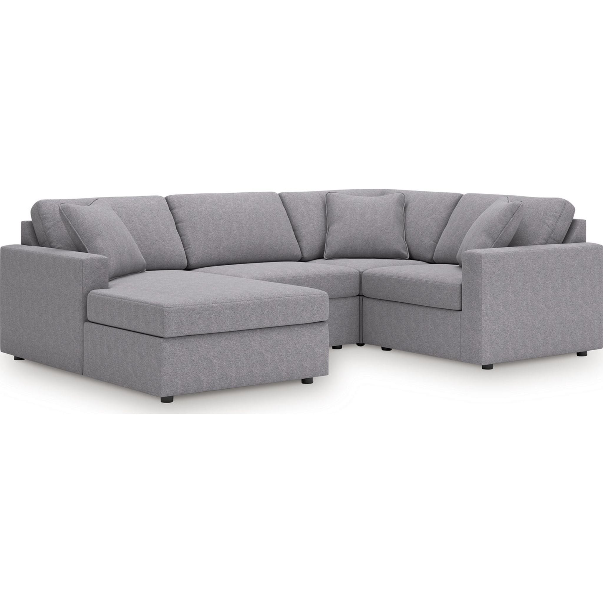 Modmax 5 Piece Modular Sectional with Chaise