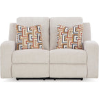 Danum Reclining Loveseat - Stone