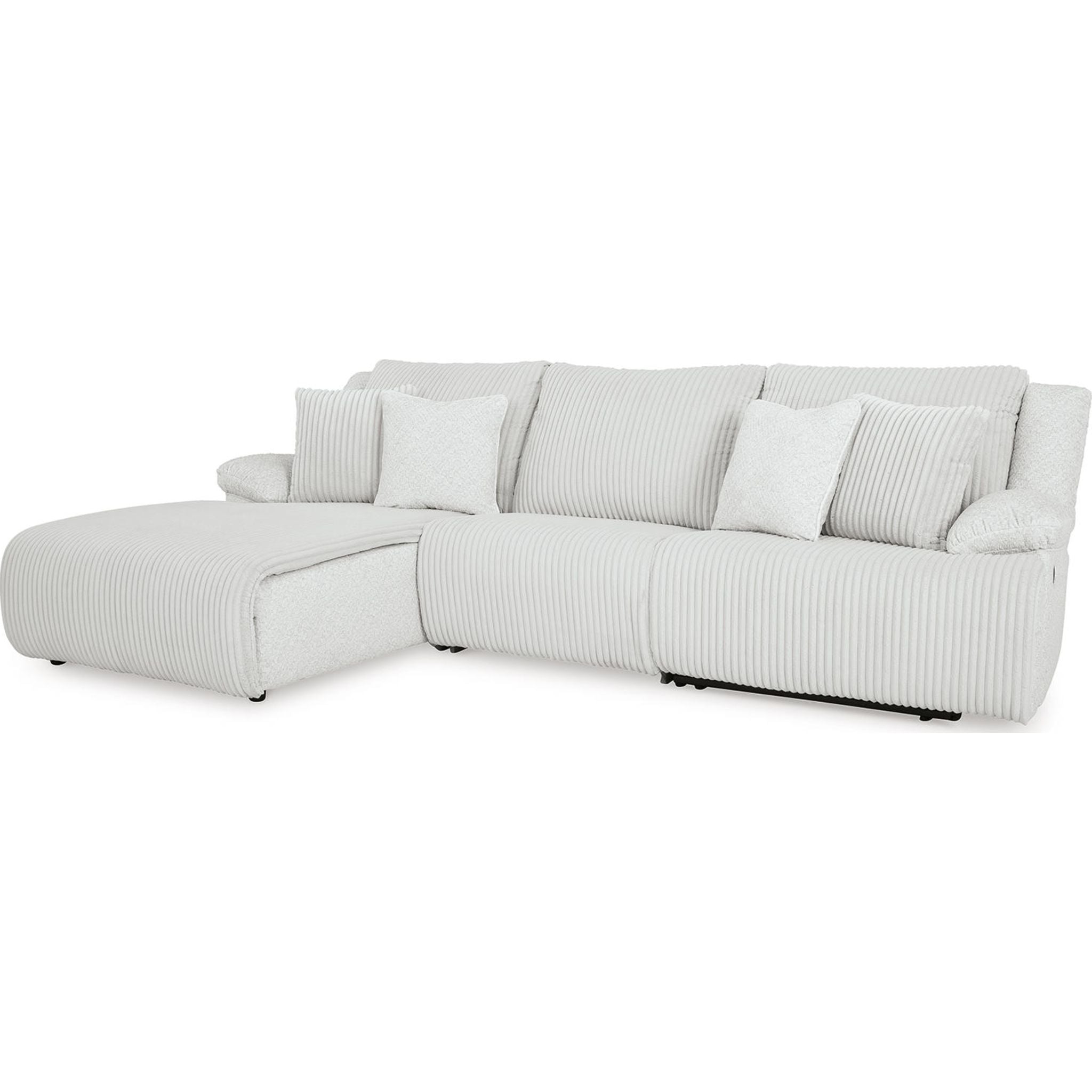 Top Tier 3 Piece Reclining Sectional with Chaise