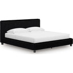 Zuraleus King Upholstered Bed - Black