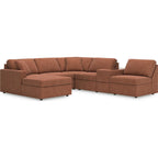 Modmax 6 Piece Modular Sectional with Chaise and Storage Console