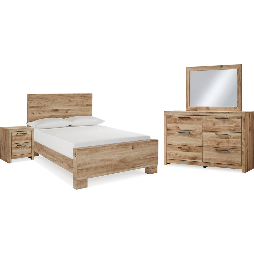 Hyanna 6 Piece Panel Bedroom - Tan Brown