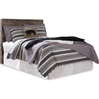 Derekson Panel Headboard - Multi Gray