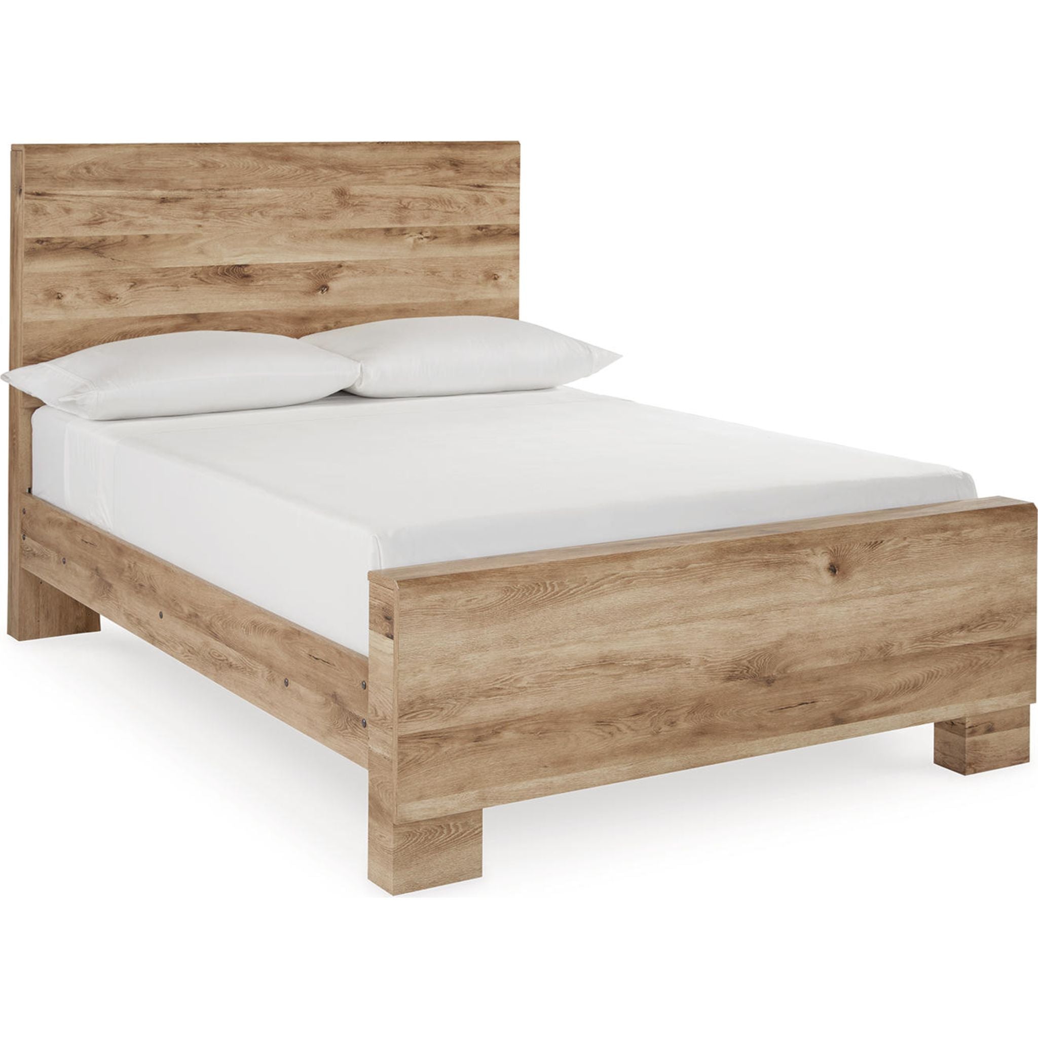 Hyanna Panel Bed - Tan Brown
