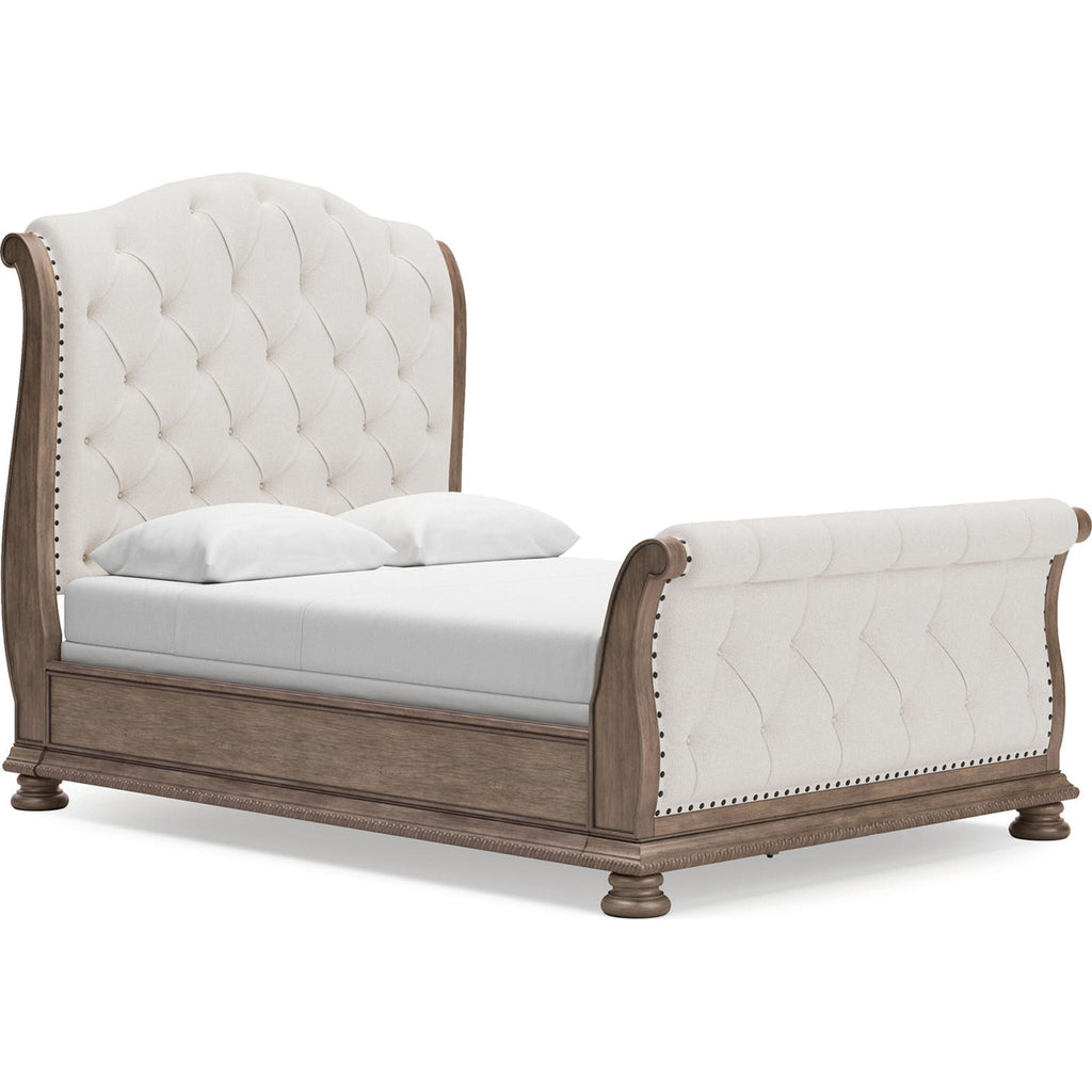 Ardenfield Sleigh Bed - Light Brown