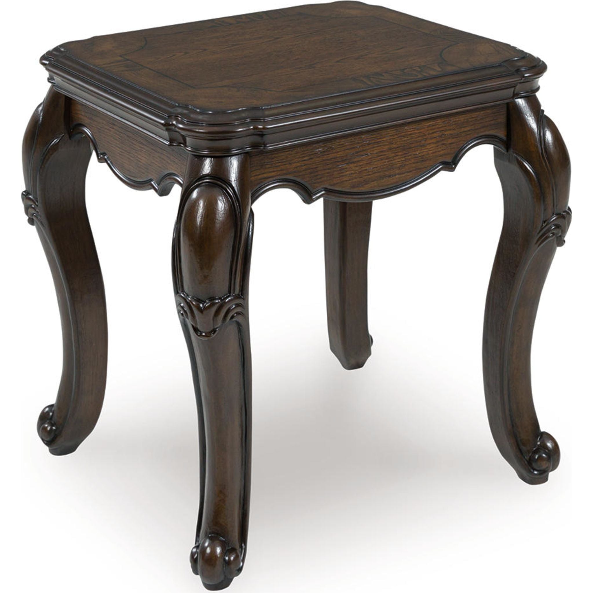 Maylee End Table - Dark Brown