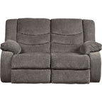 Tulen Reclining Loveseat - Gray