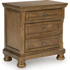 Feddinger Nightstand - Medium Brown