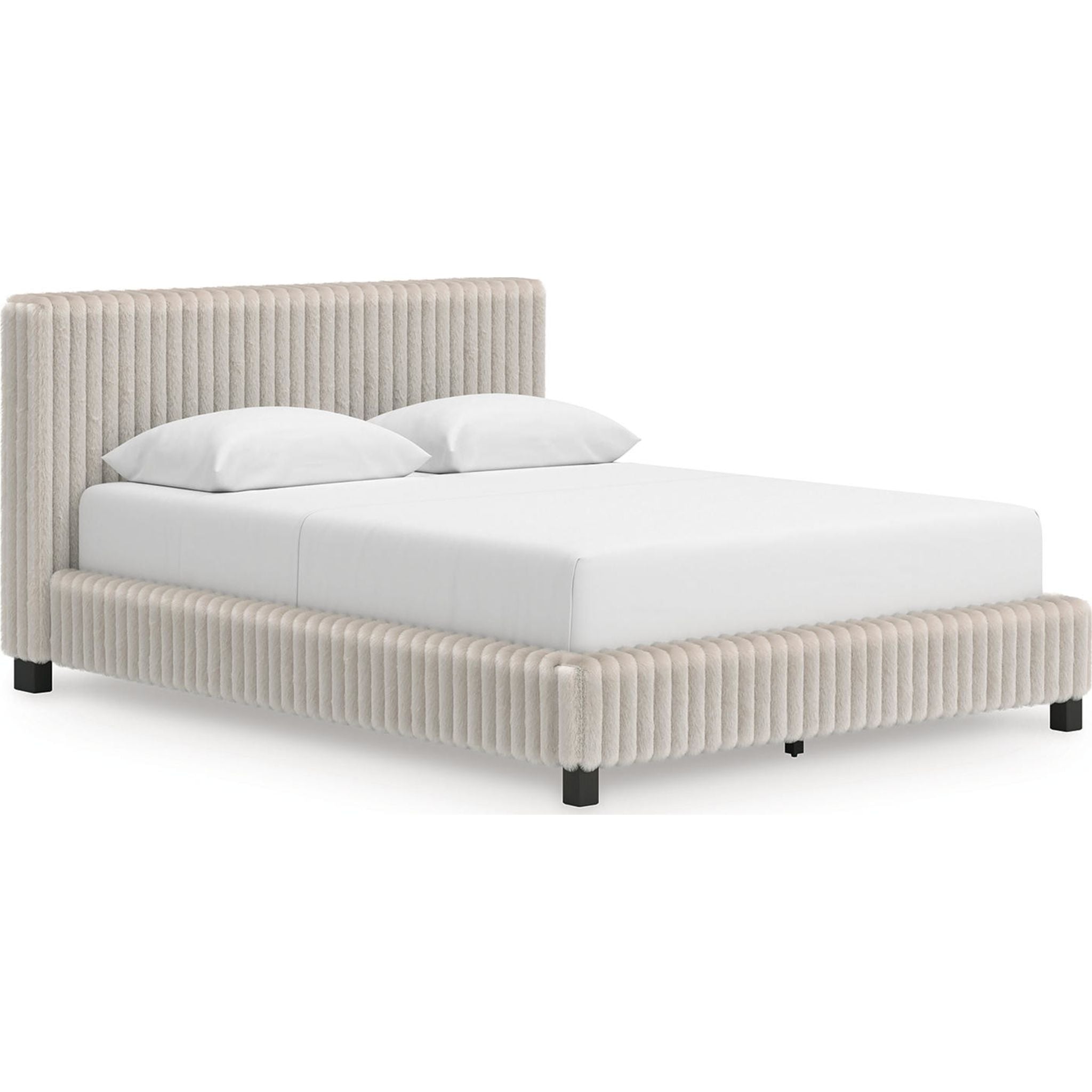 Zuraleus Queen Upholstered Bed - White