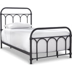 Nashburg Metal Bed - Black
