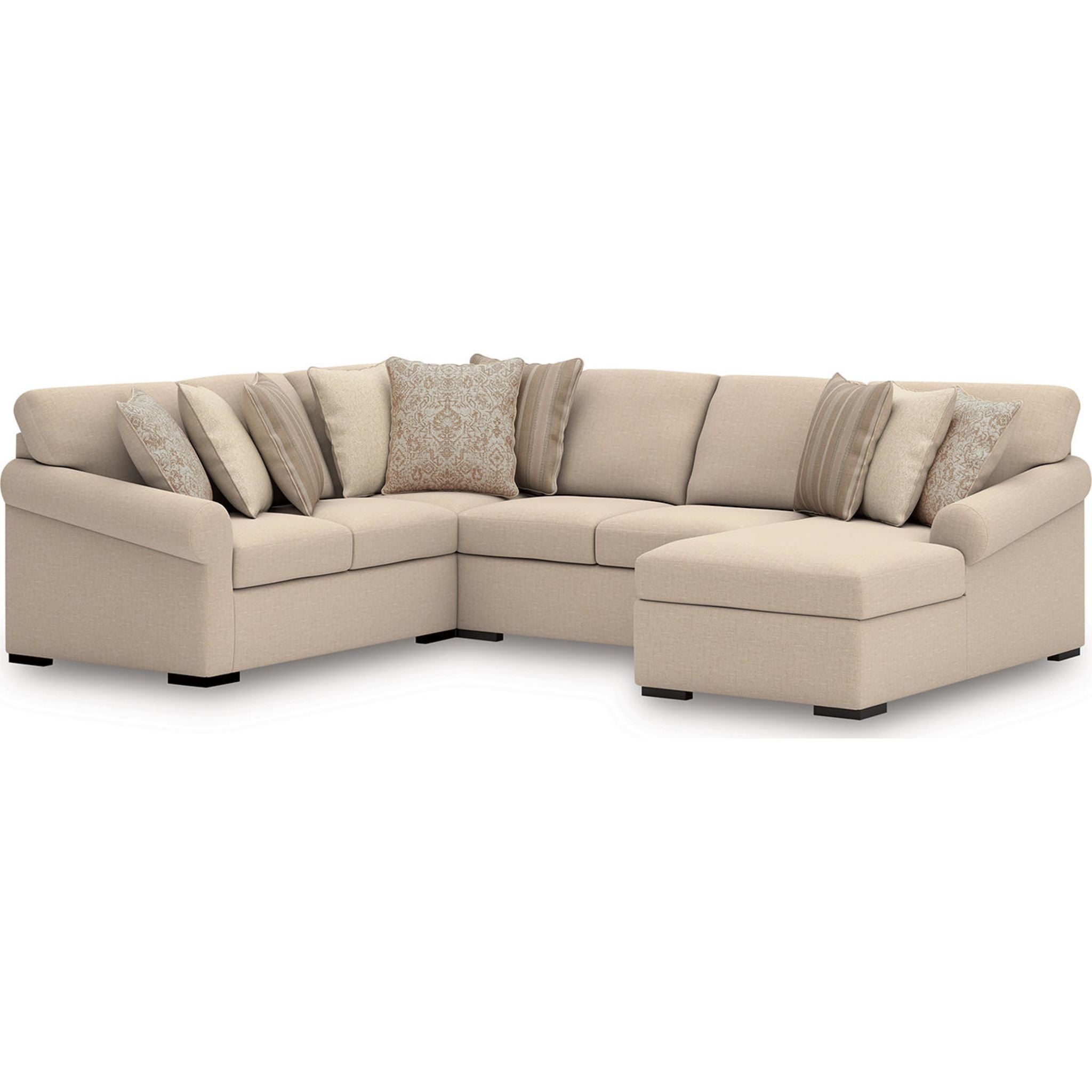 LadyMae 4 Piece Sectional with Chaise