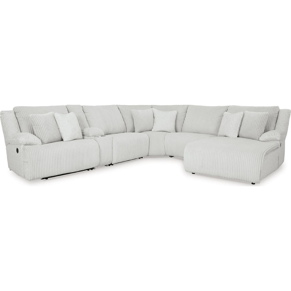 Top Tier 6 Piece Reclining Sectional with Chaise