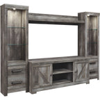 Wynnlow 4 Piece Entertainment Unit - Gray