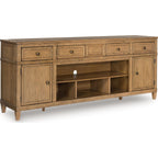 Sharlance TV Stand - Light Brown