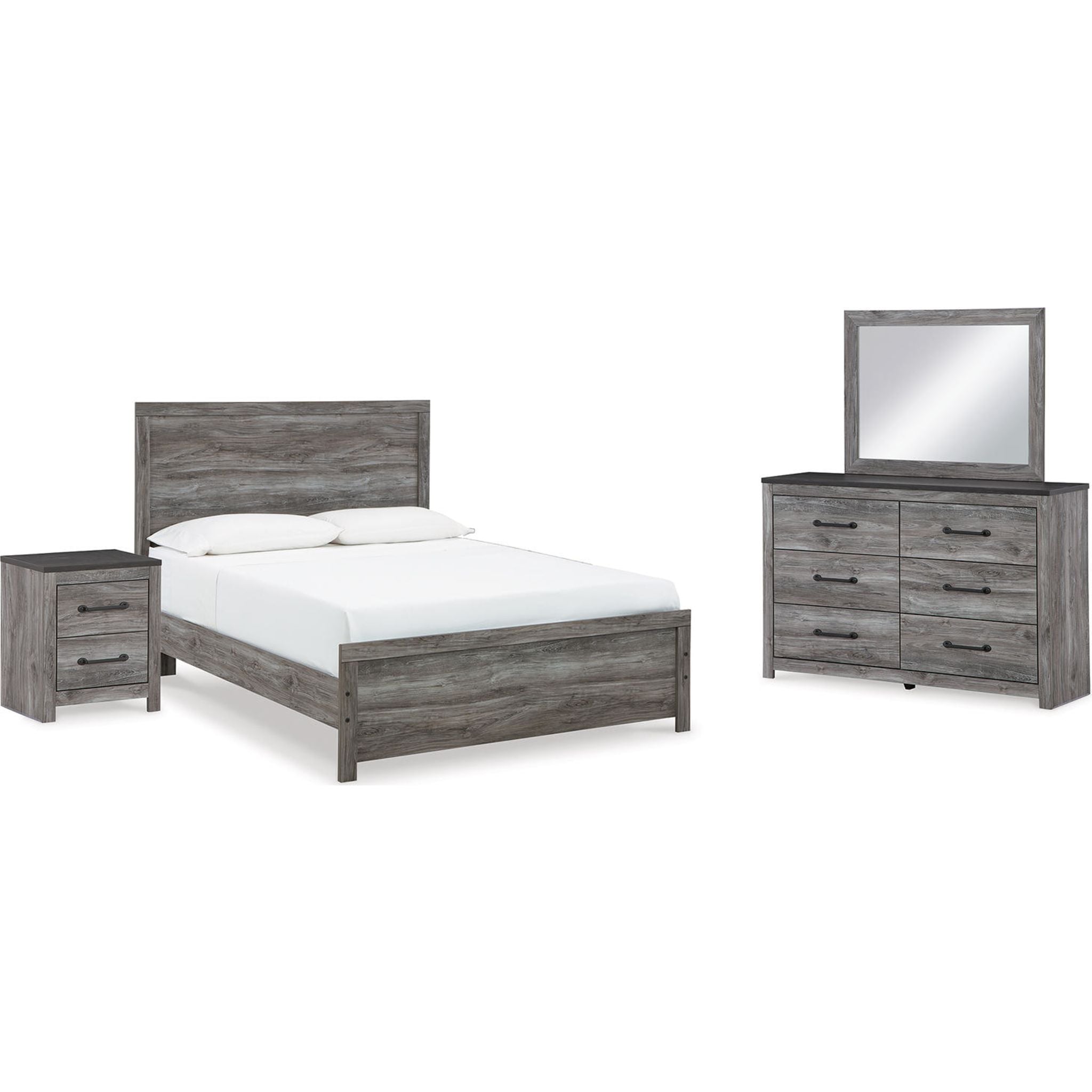 Bronyan 6 Piece Panel Bedroom