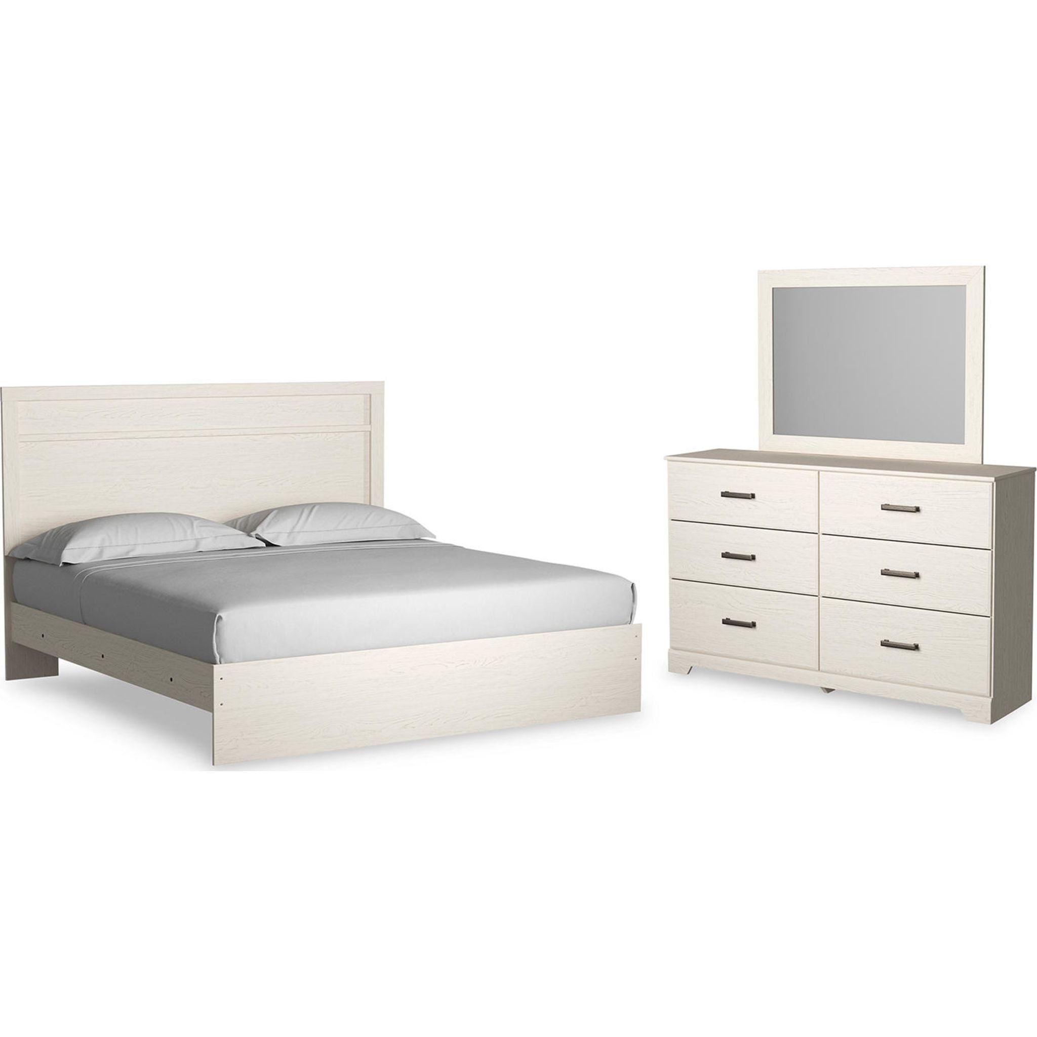 Stelsie Panel Bedroom - White
