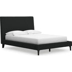 Cadmori Full Upholstered Bed - Black