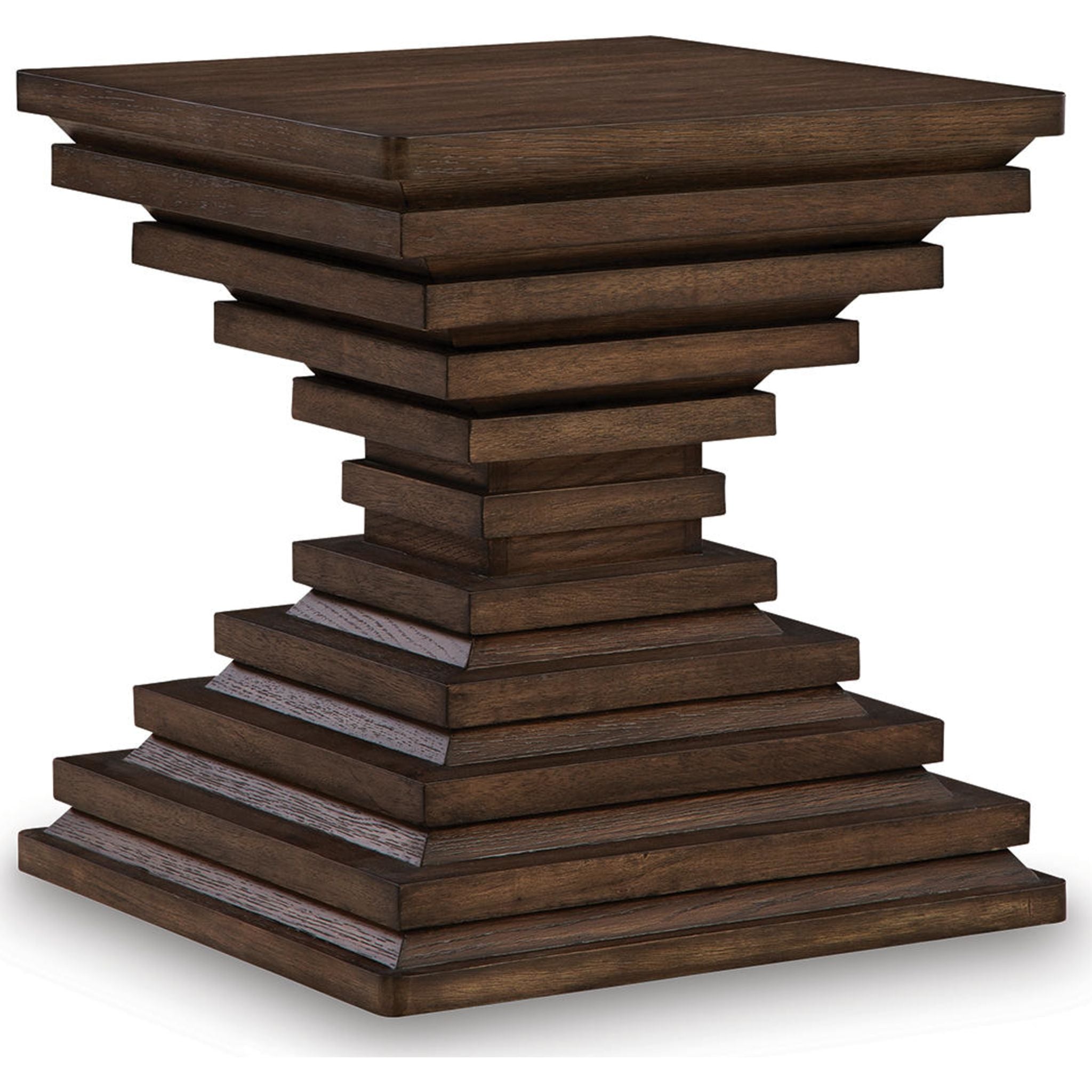 Hannodream End Table - Warm Brown