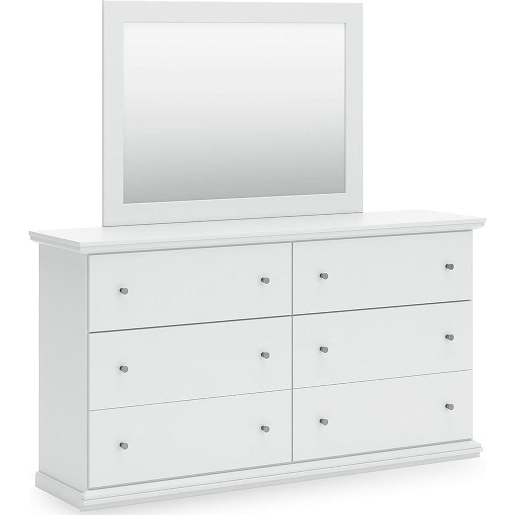 Bostwick Shoals Dresser and Mirror - White