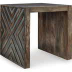 Dreggan End Table - Brown