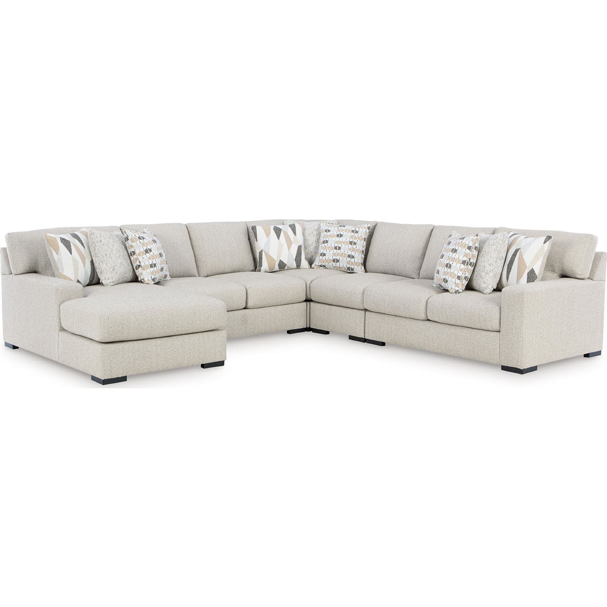Laurelgrove 5 Piece Sectional with Chaise