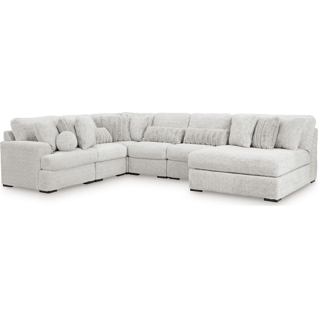 Cuddle Plush 6 Piece Modular Sectional with Chaise